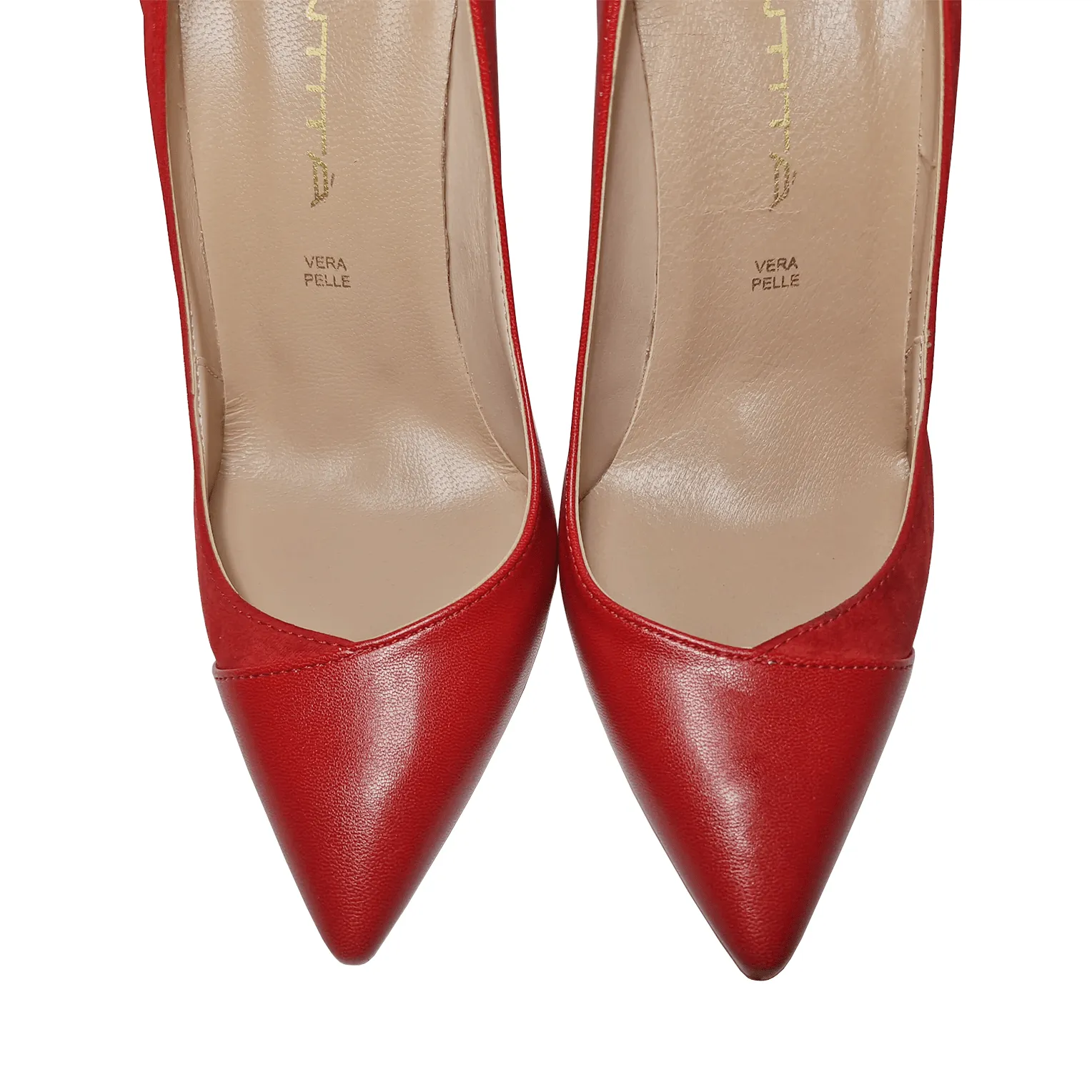 FELIPA SUEDE/LEATHER RED