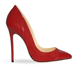 FELIPA SUEDE/LEATHER RED