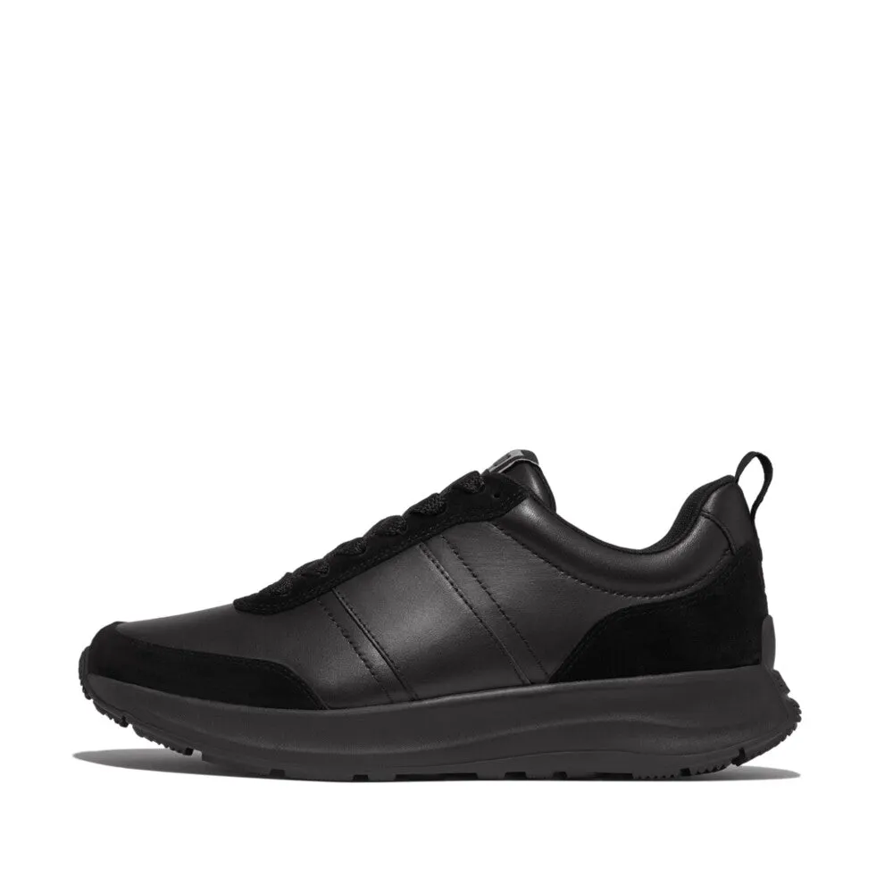 FITFLOP F-MODE FLOW MENS LEATHER/SUEDE SNEAKERS (Men)