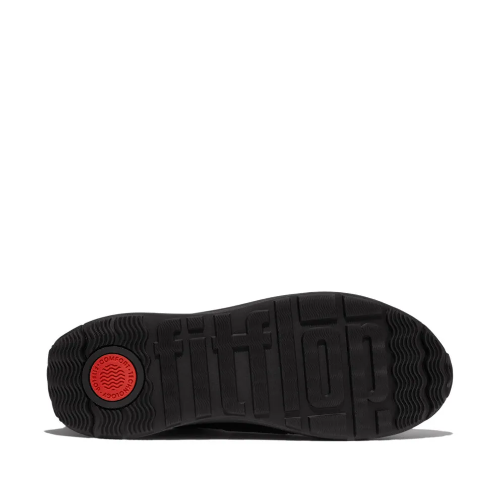 FITFLOP F-MODE FLOW MENS LEATHER/SUEDE SNEAKERS (Men)