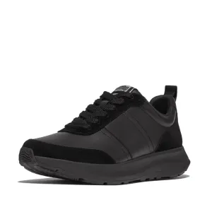 FITFLOP F-MODE FLOW MENS LEATHER/SUEDE SNEAKERS (Men)