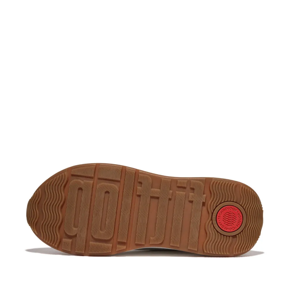 FITFLOP F-MODE LEATHER/SUEDE FLATFORM SNEAKERS (Women)