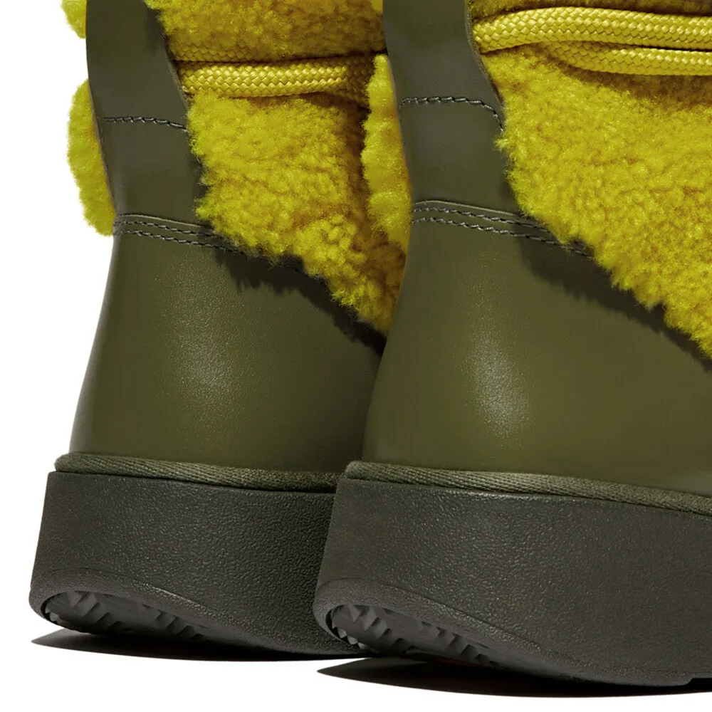 FITFLOP GEN-FF X ROKSANDA CURLY-SHEARLING LACE ANKLE BOOTS