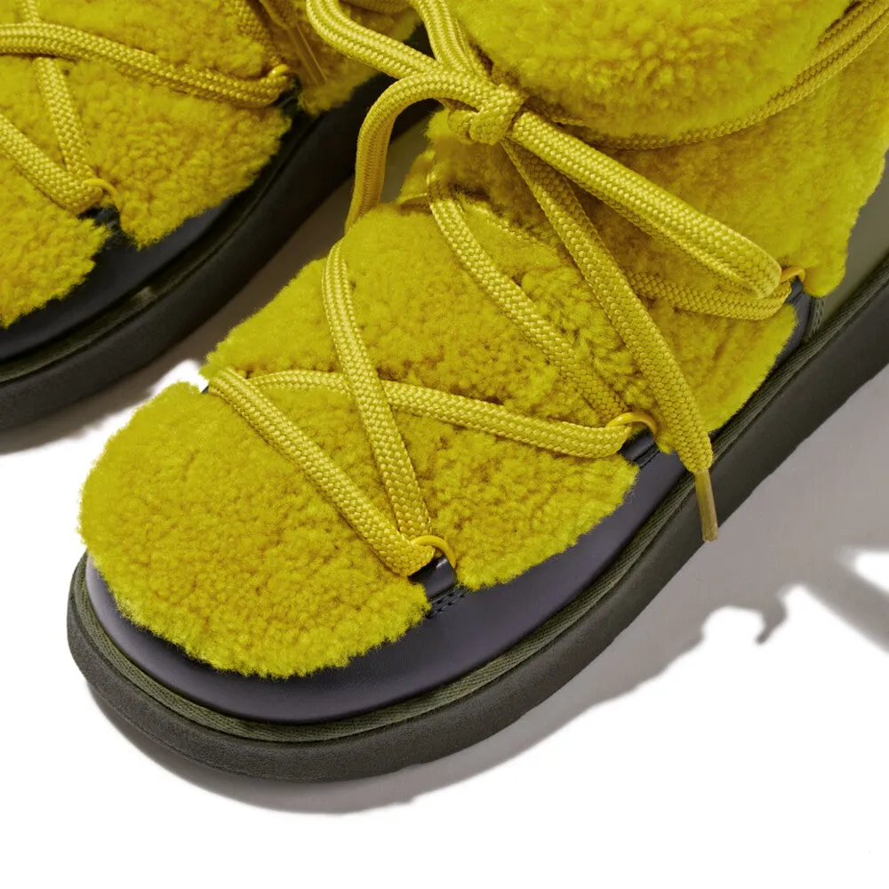 FITFLOP GEN-FF X ROKSANDA CURLY-SHEARLING LACE ANKLE BOOTS