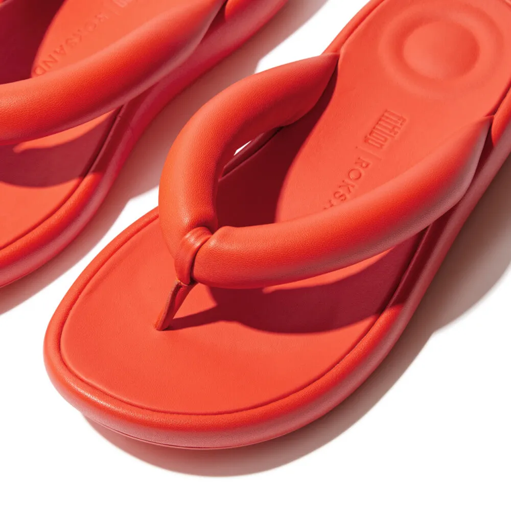FITFLOP iQUSHION D-LUXE X ROKSANDA PAD. LEATHER FLIP-FLOPS