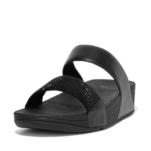 FITFLOP LULU CRYSTAL EMBELLISHED SLIDES