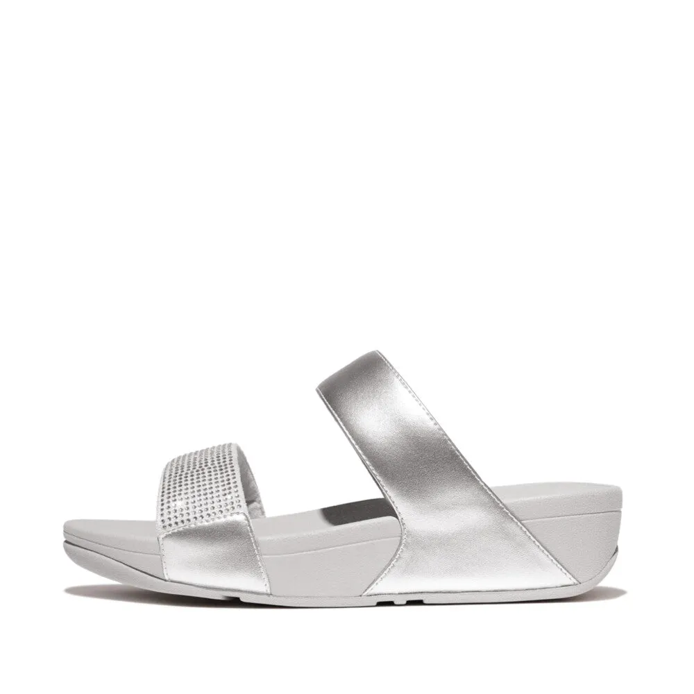 FITFLOP LULU CRYSTAL EMBELLISHED SLIDES
