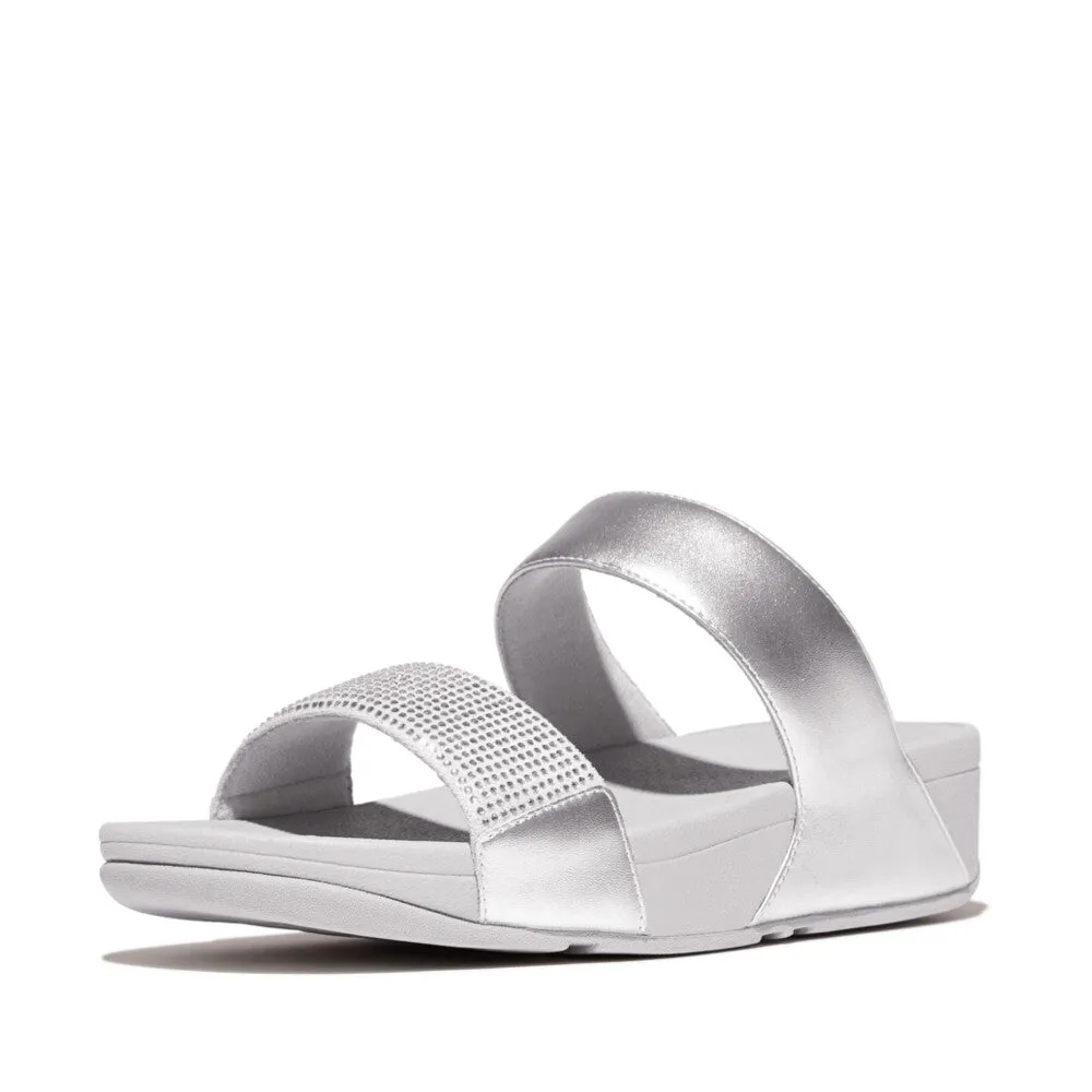 FITFLOP LULU CRYSTAL EMBELLISHED SLIDES