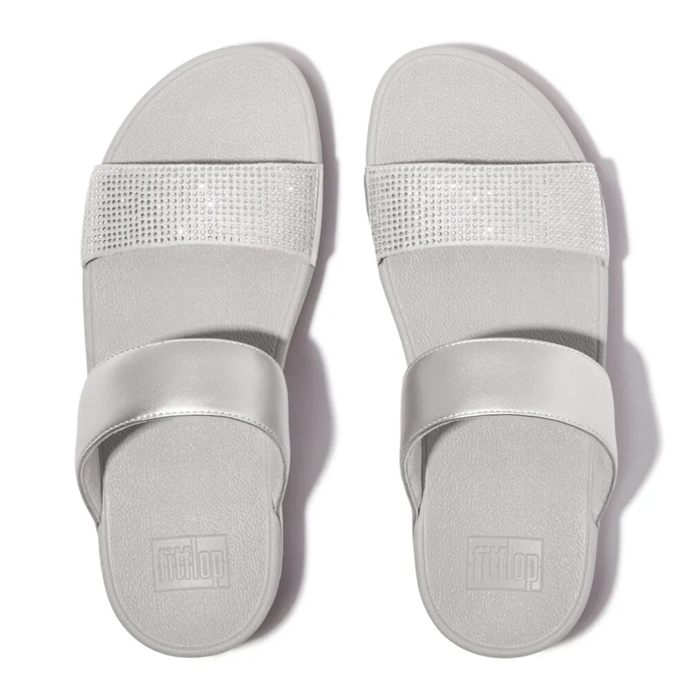 FITFLOP LULU CRYSTAL EMBELLISHED SLIDES