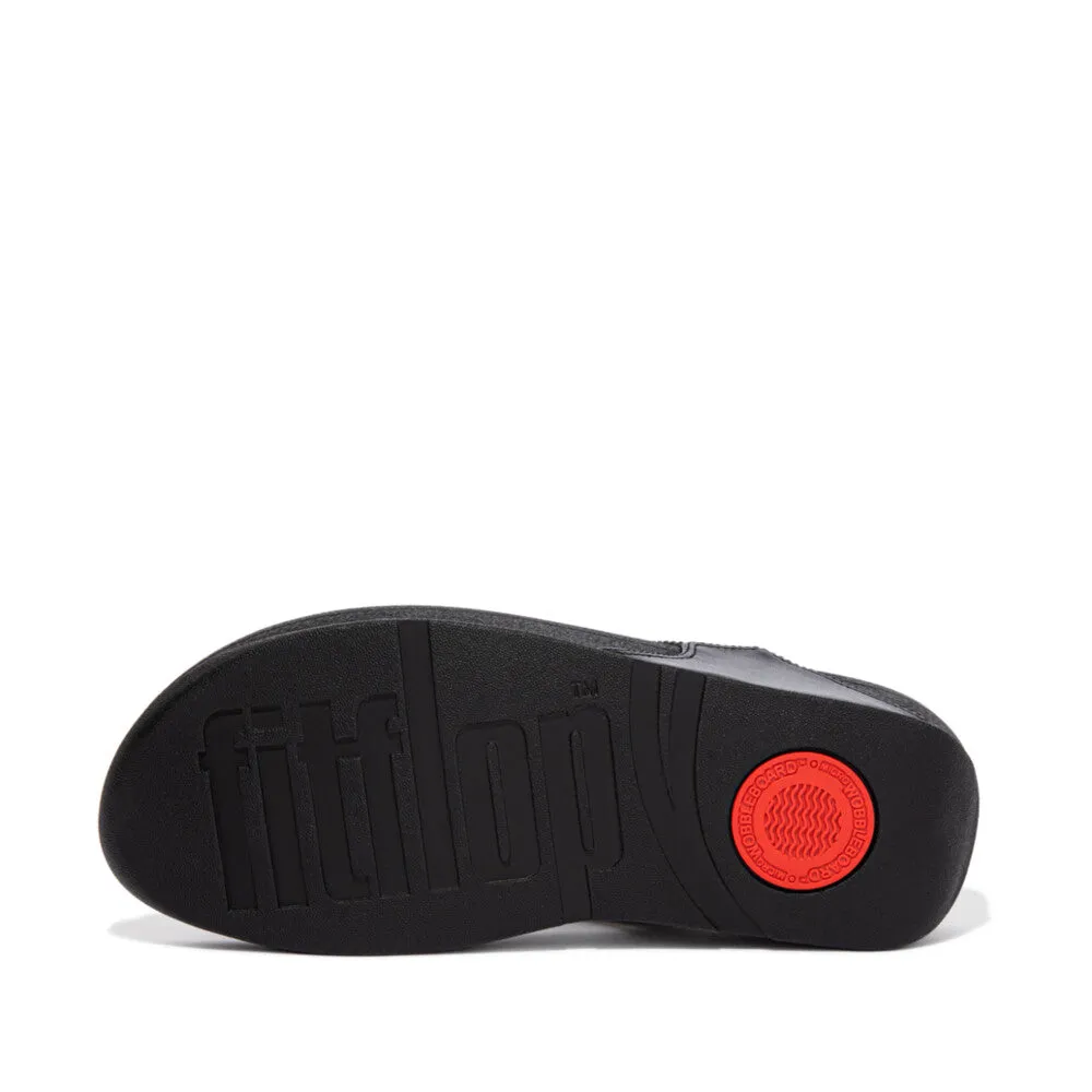 FITFLOP LULU CRYSTAL EMBELLISHED TOE-POST SANDALS