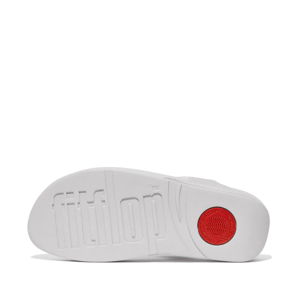 FITFLOP LULU CRYSTAL EMBELLISHED TOE-POST SANDALS