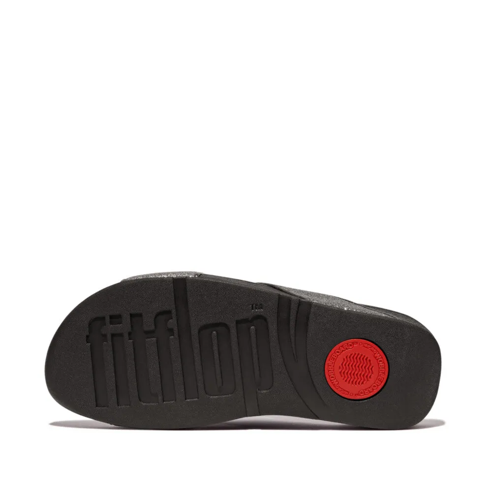 FITFLOP LULU GLITTERDUST CROSS SLIDES