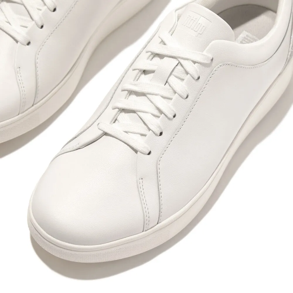 FITFLOP RALLY CRYSTAL-BACKTAB LEATHER SNEAKERS