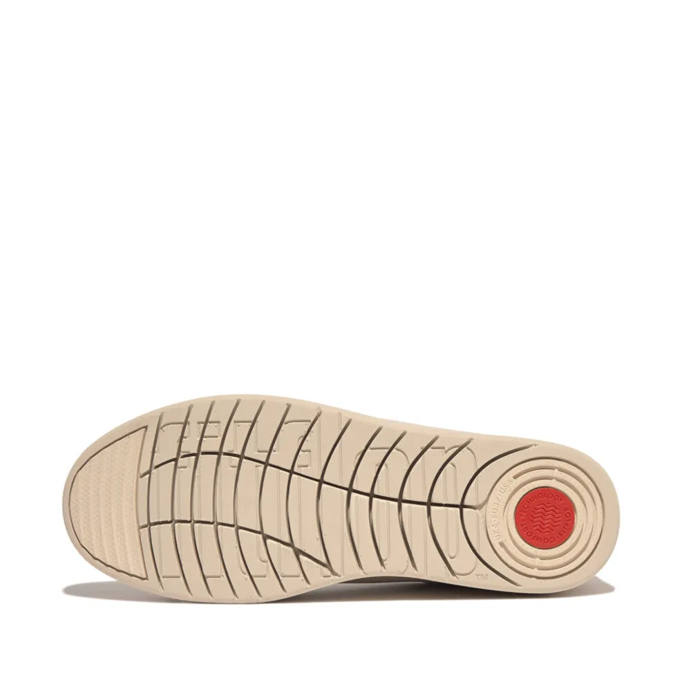 FITFLOP RALLY ELASTIC TUMBLED-LEATHER SLIP-ON SNEAKERS  (Women)
