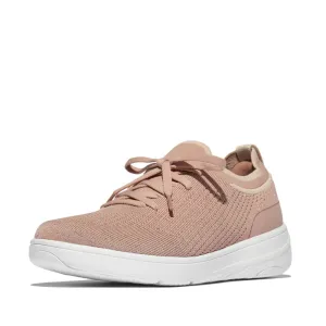 FITFLOP SUPER-Q KNIT SLIP-ON LACED SNEAKERS (WOMEN)