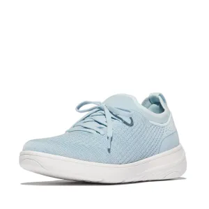 FITFLOP SUPER-Q KNIT SLIP-ON LACED SNEAKERS
