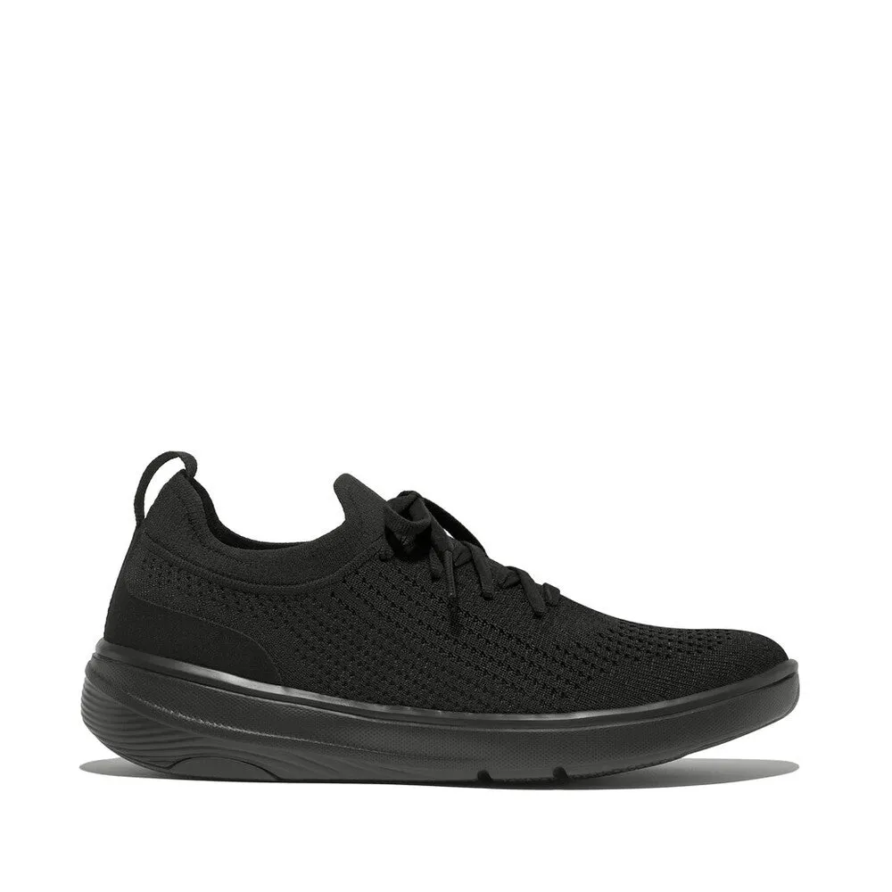 FITFLOP SUPER-Q KNIT SLIP-ON LACED SNEAKERS