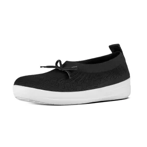 FITFLOP UBERKNIT SLIP-ON BALLERINA WITH BOW