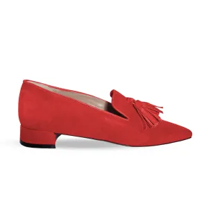 FREYA RED SUEDE