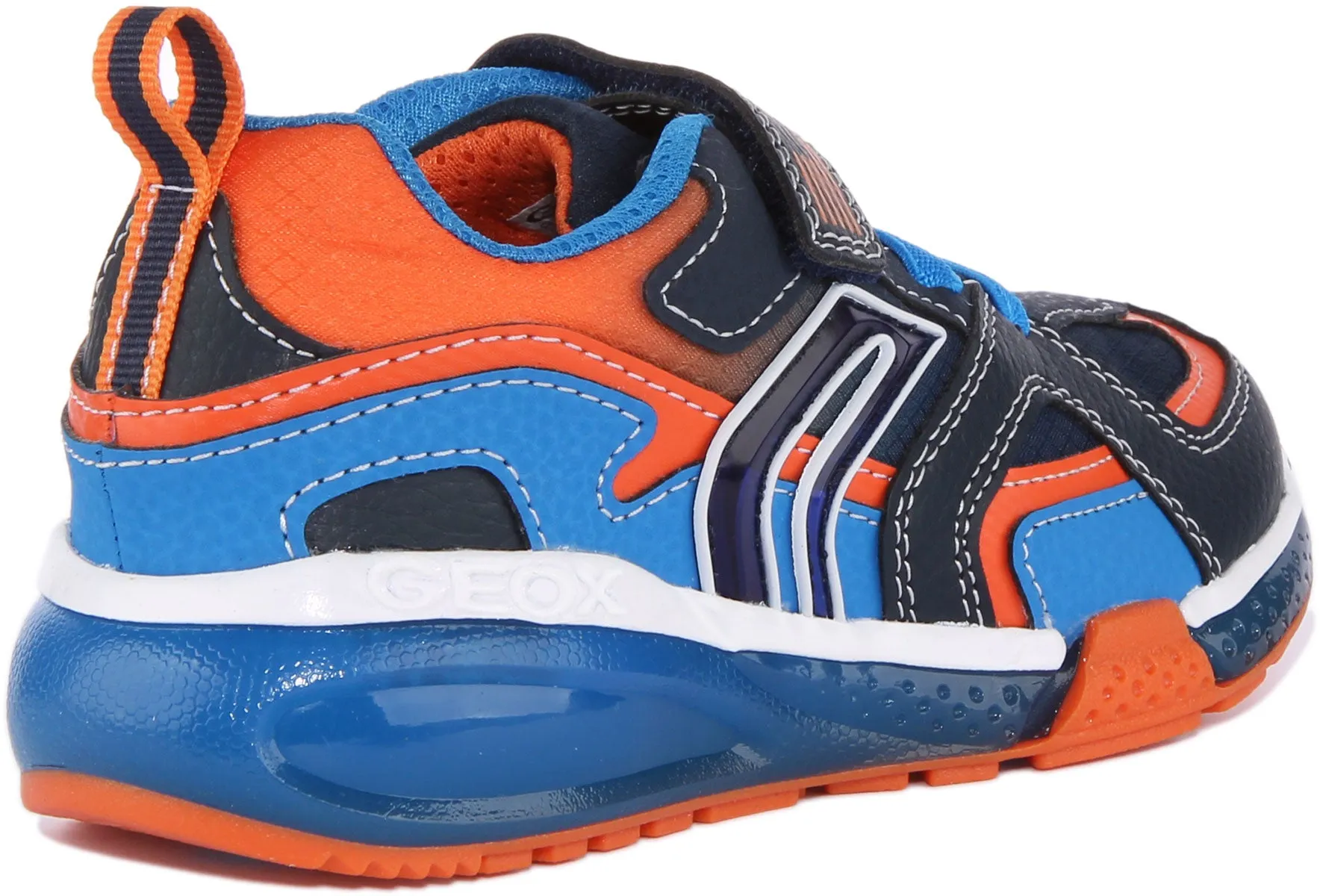 Geox J Bayonce In Navy Red For Kids
