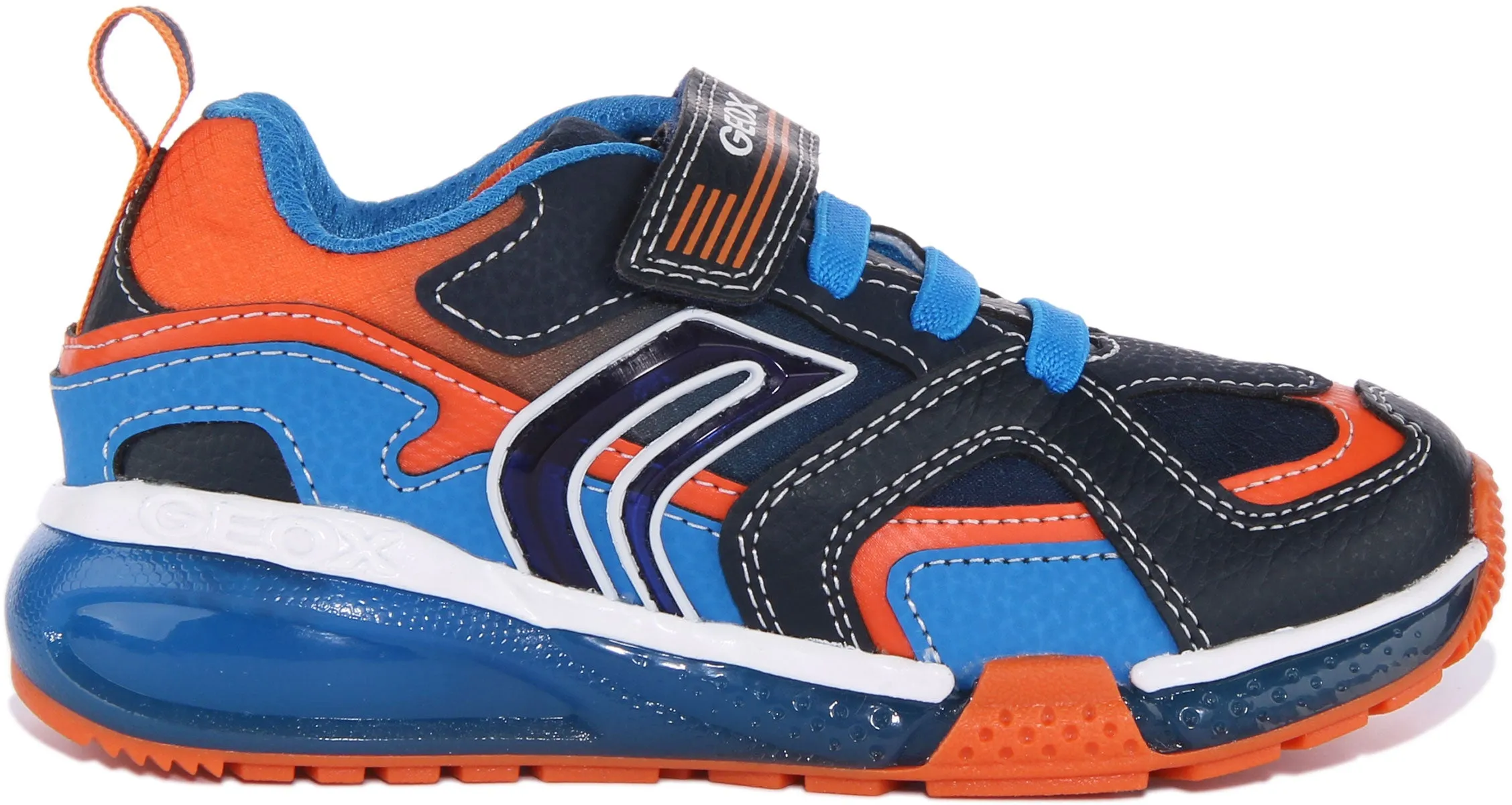 Geox J Bayonce In Navy Red For Kids