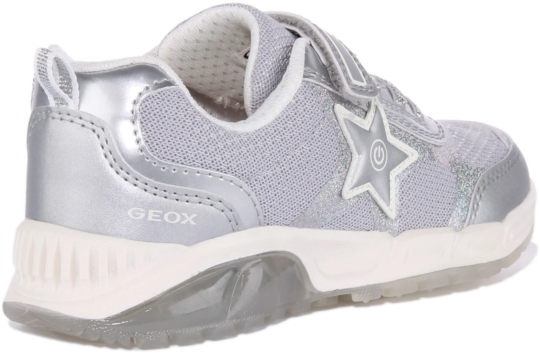 Geox J Spaziale In Silver For Kids