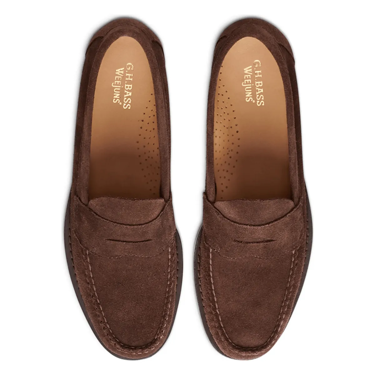 G.H. Bass Men's Logan WeeJun Brown Suede