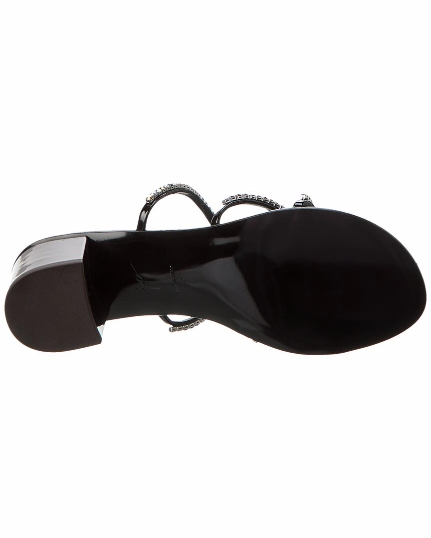 Giuseppe Zanotti Dark Colorful 40 Vinyl Sandal