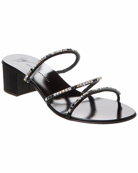 Giuseppe Zanotti Dark Colorful 40 Vinyl Sandal