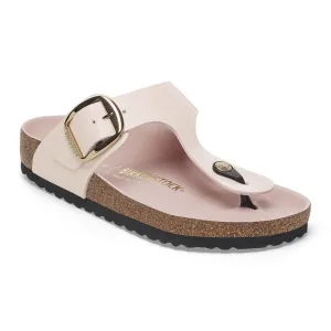Gizeh Big Buckle - High Shine Light Rose Leather||Gizeh grosses boucles - Cuir trs brillant rose ple