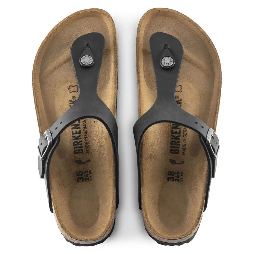 Gizeh - Black Oiled Leather||Gizeh - Cuir huil noir