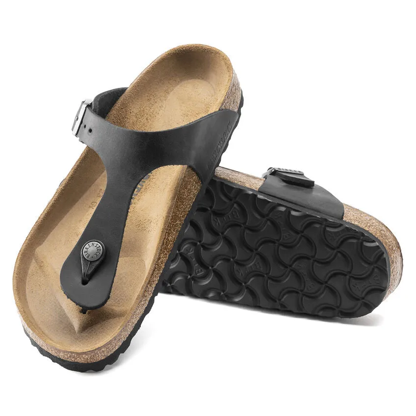 Gizeh - Black Oiled Leather||Gizeh - Cuir huil noir