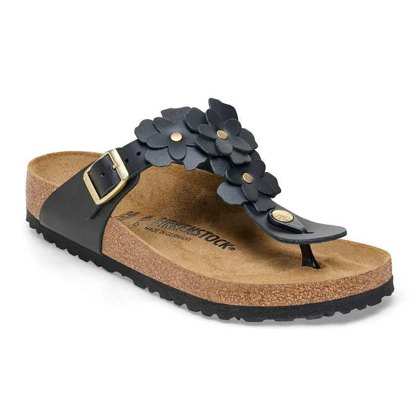 Gizeh Flowers - Black Leather||Gizeh  fleurs - Cuir noir