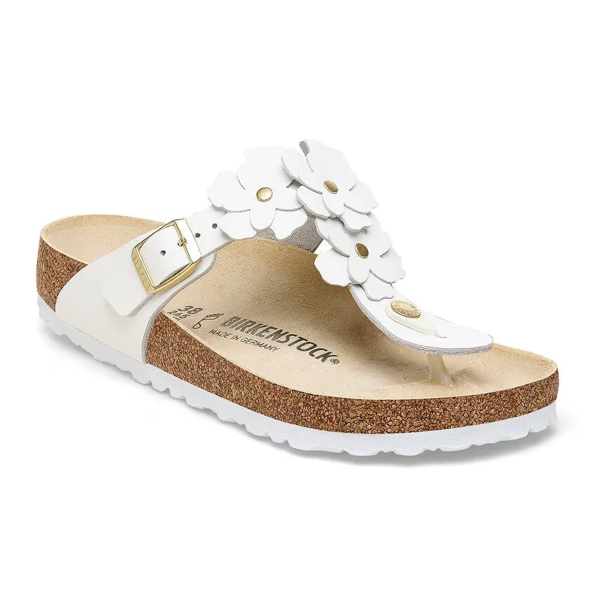 Gizeh Flowers - White Leather||Gizeh  fleurs - Cuir blanc