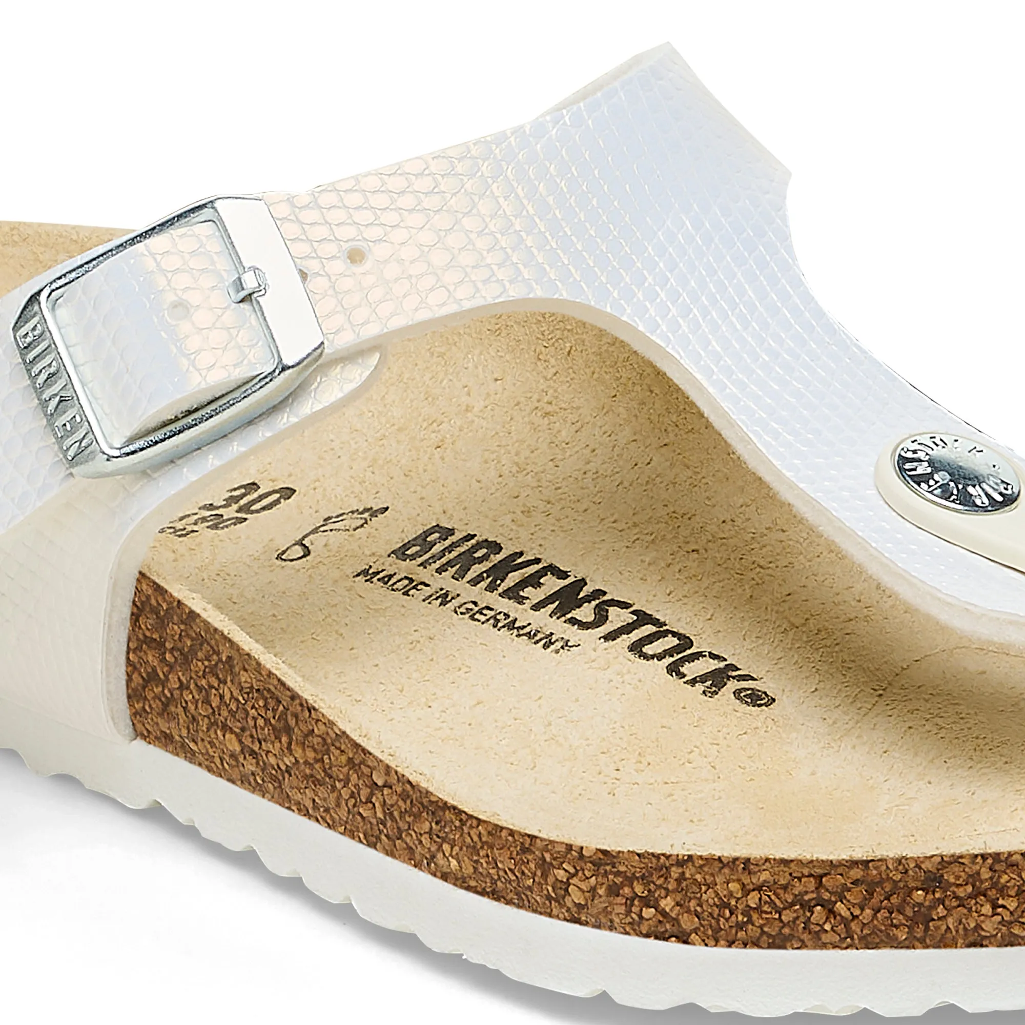 Gizeh Kids - Shiny Lizard White Birko-Flor||Gizeh pour enfants - Birko-Flor blanc lzard brillant