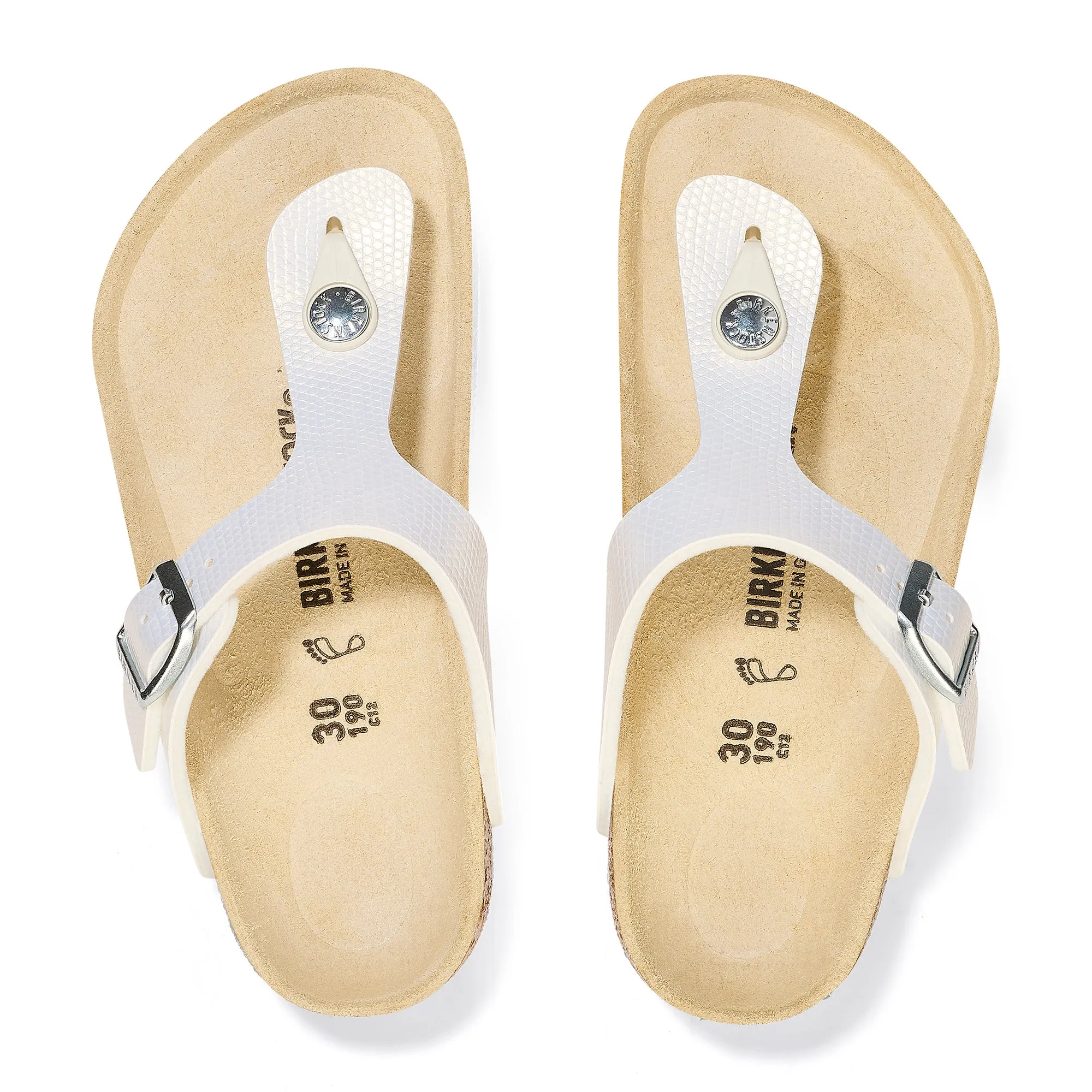Gizeh Kids - Shiny Lizard White Birko-Flor||Gizeh pour enfants - Birko-Flor blanc lzard brillant