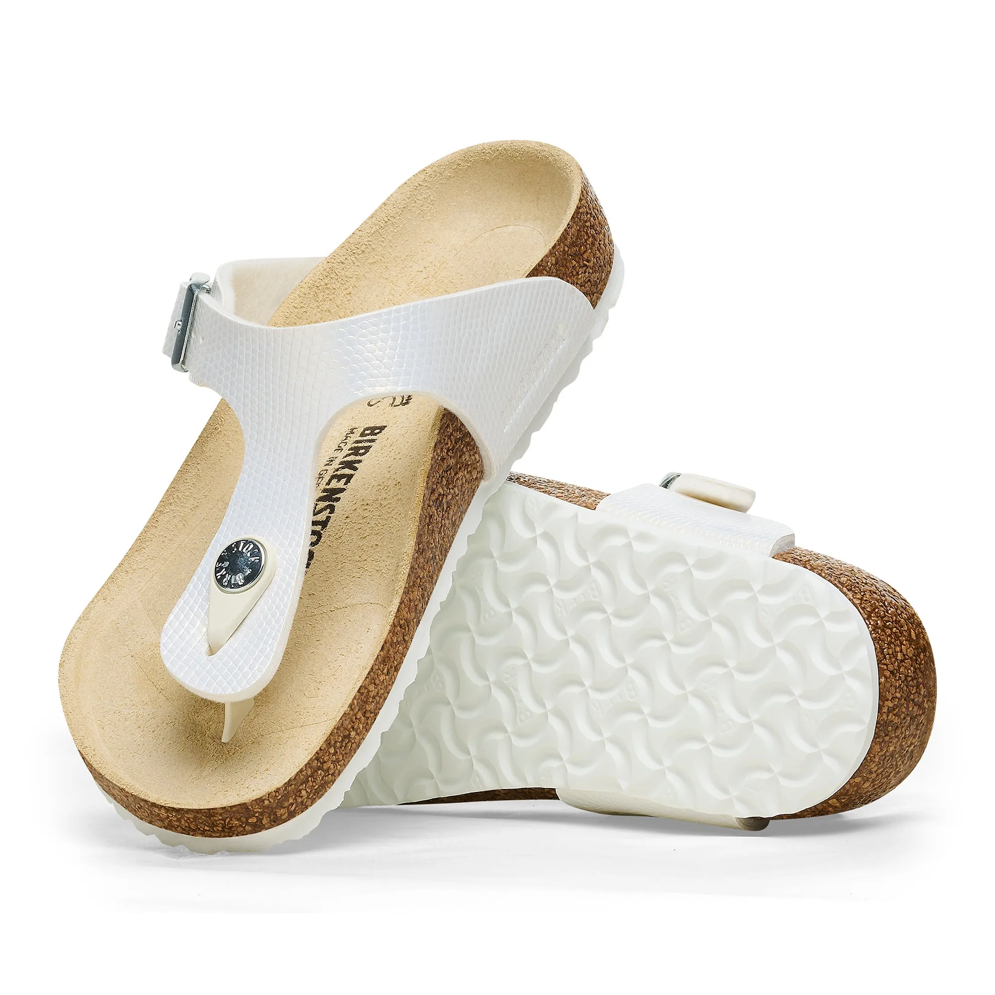 Gizeh Kids - Shiny Lizard White Birko-Flor||Gizeh pour enfants - Birko-Flor blanc lzard brillant