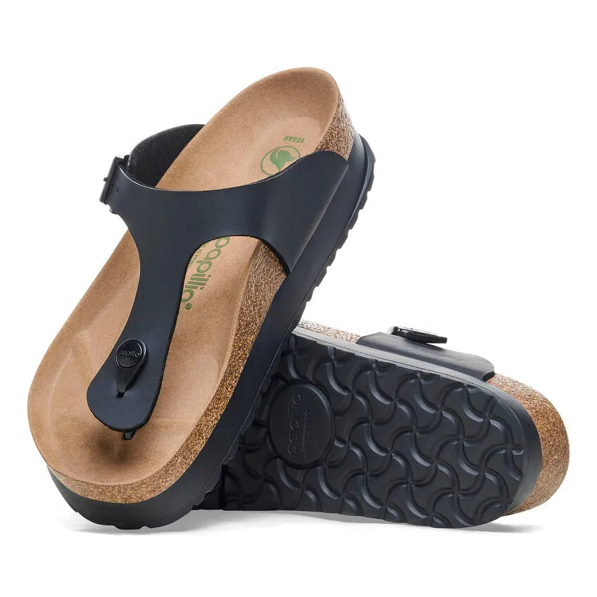 Gizeh Platform Vegan - Black Birko-Flor||Gizeh plateforme vgane - Birko-flor noir