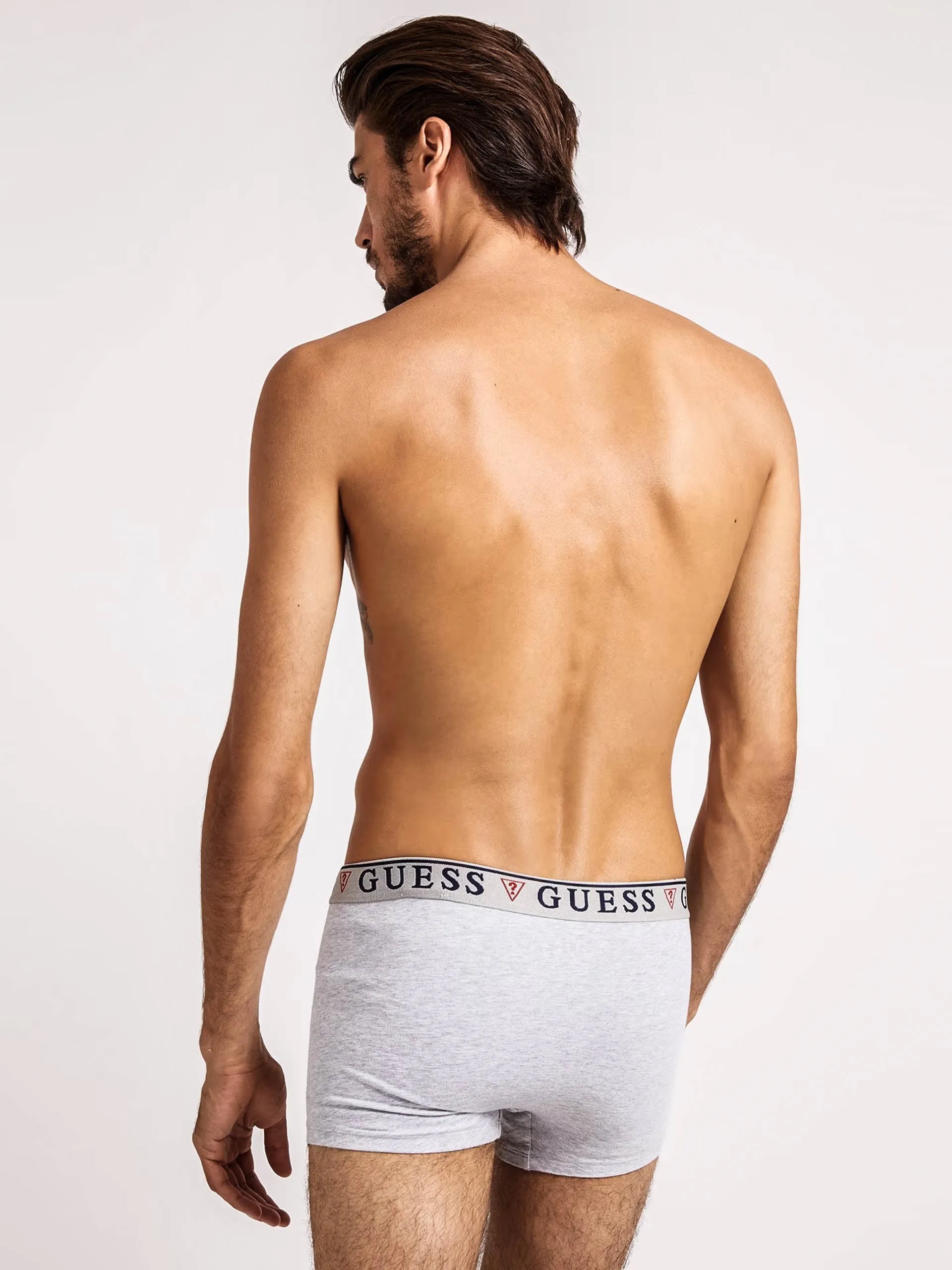 Guess 3 Pack Boxers In Black For Men