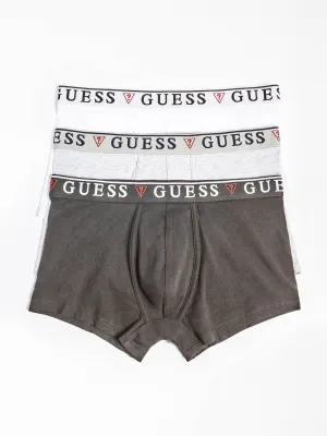 Guess 3 Pack Boxers In Black For Men