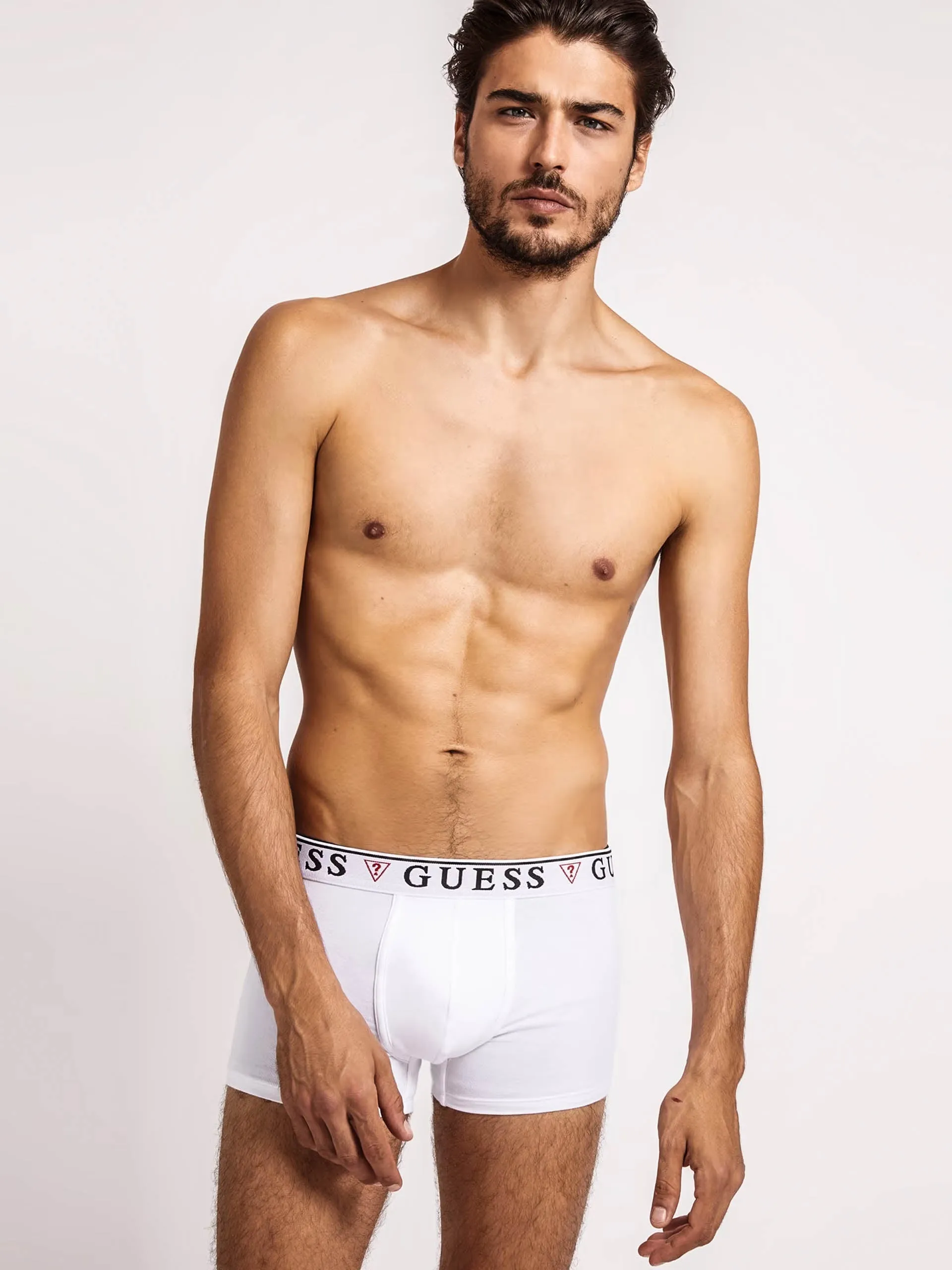 Guess 3 Pack Boxers In Black For Men