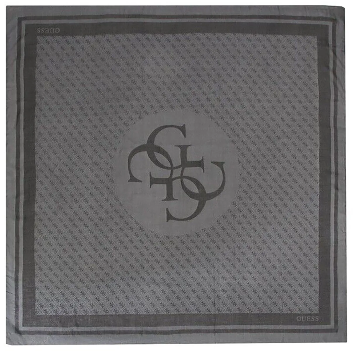 Guess Aieta scarf In 4G Print Coal