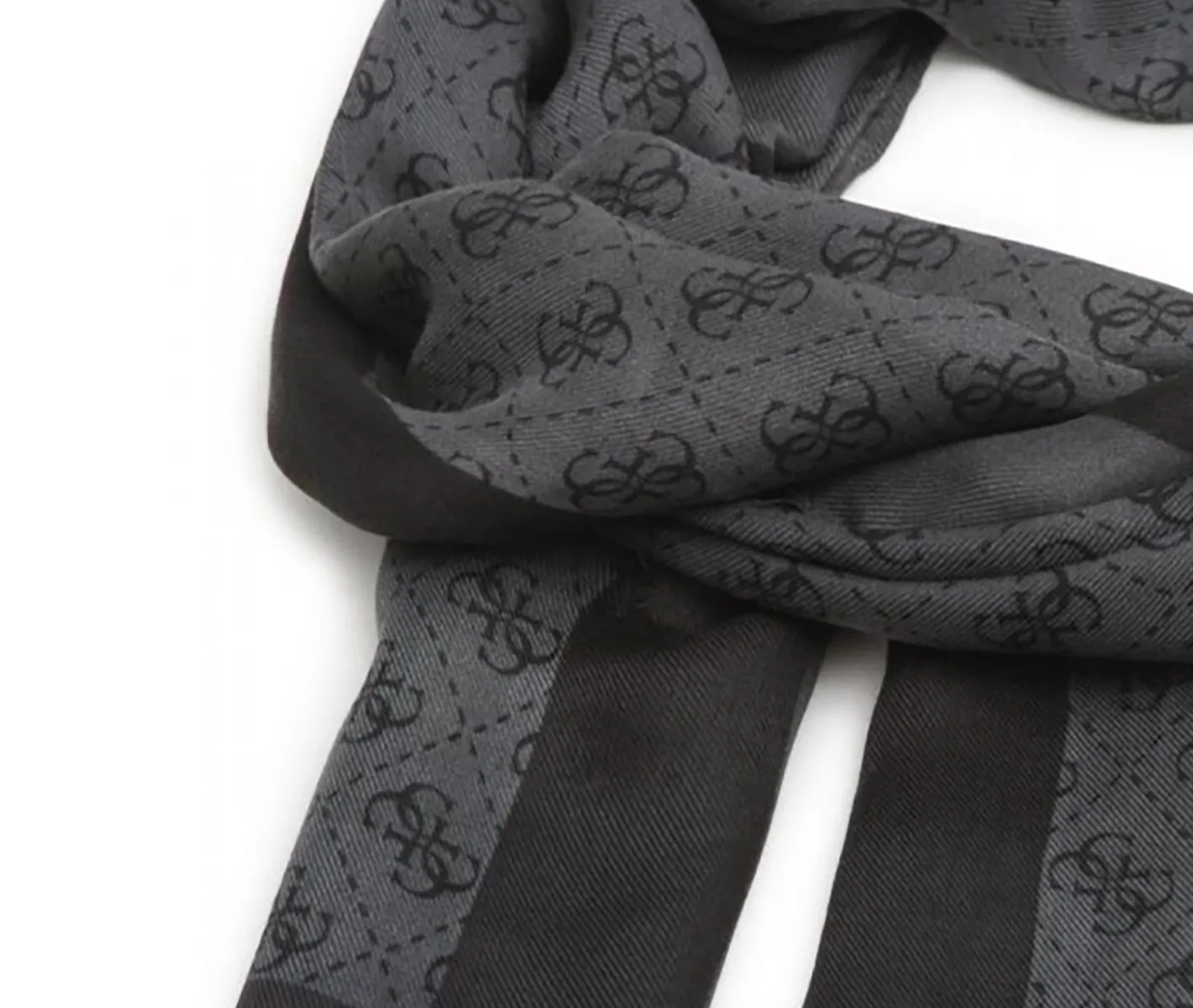 Guess Aieta scarf In 4G Print Coal
