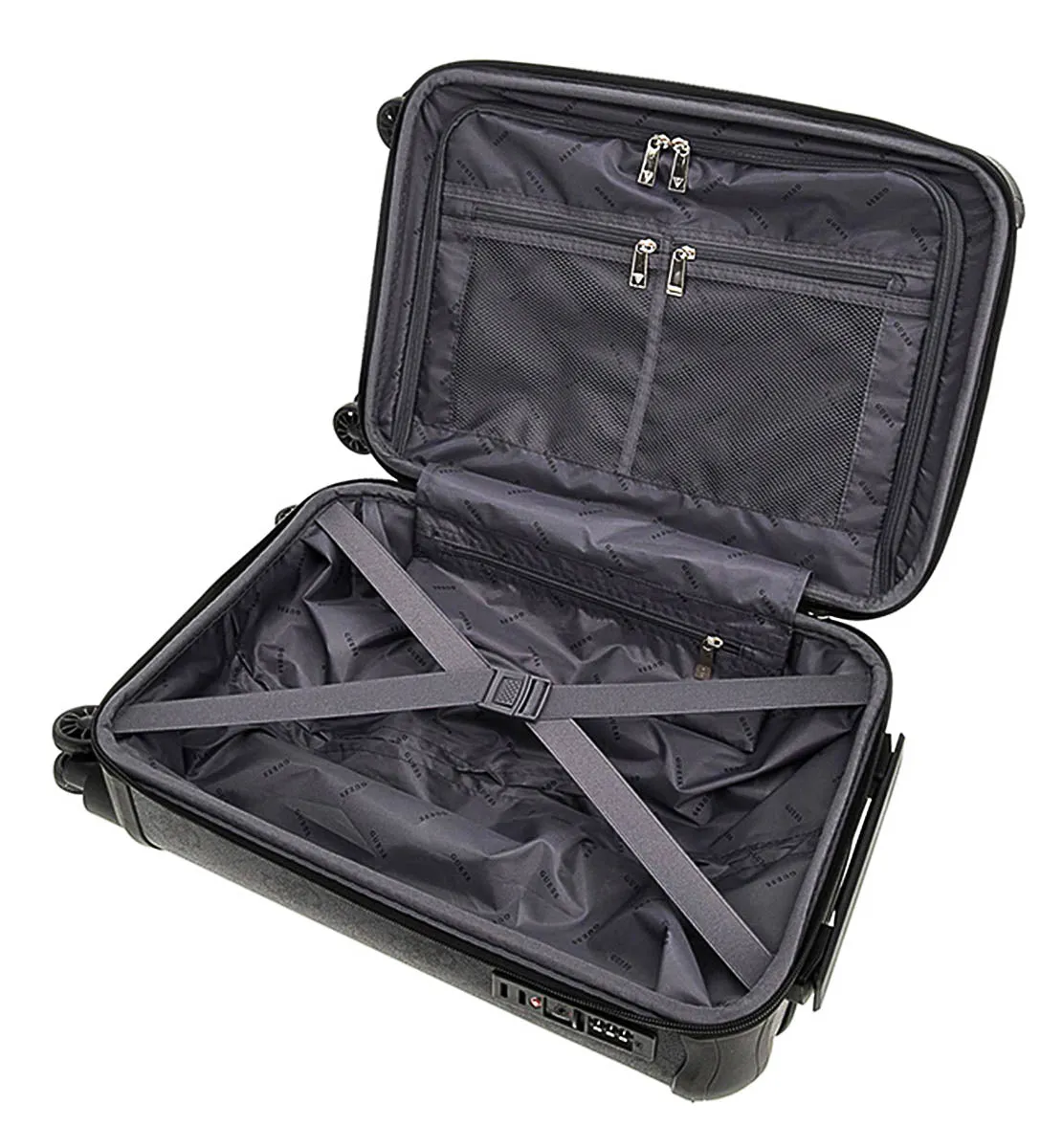 Guess Berta Suitcase In Coal For Women
