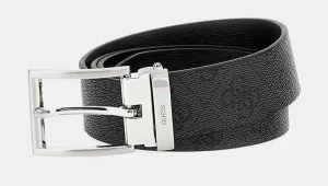 Guess Classic 4G Logo Belt In Black