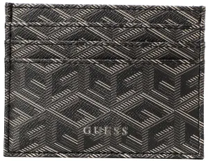 Guess Ederlo Card Holder In Grey For Men