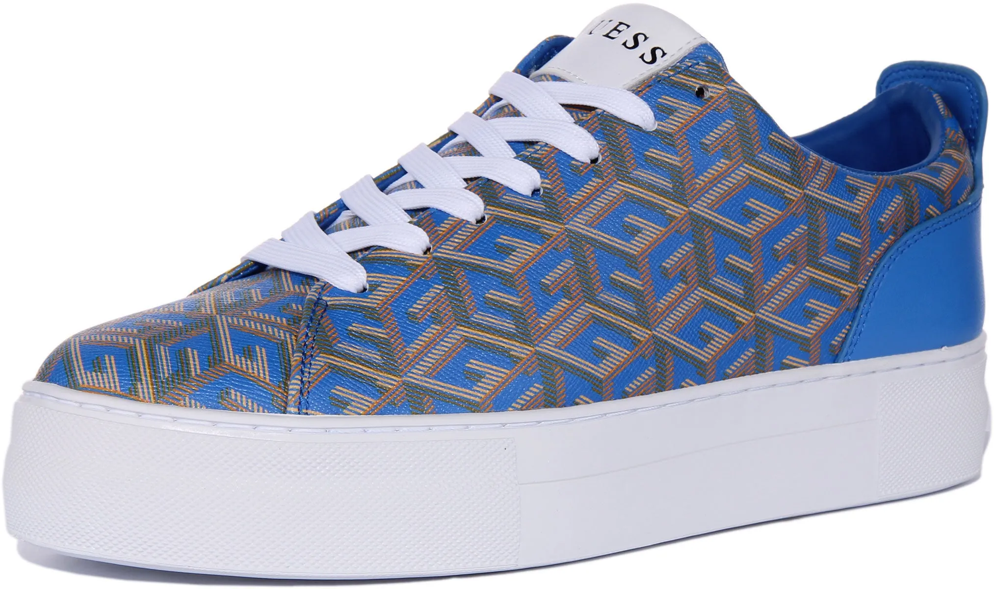 Guess Giaa G Cube Trainer In Blue For Women