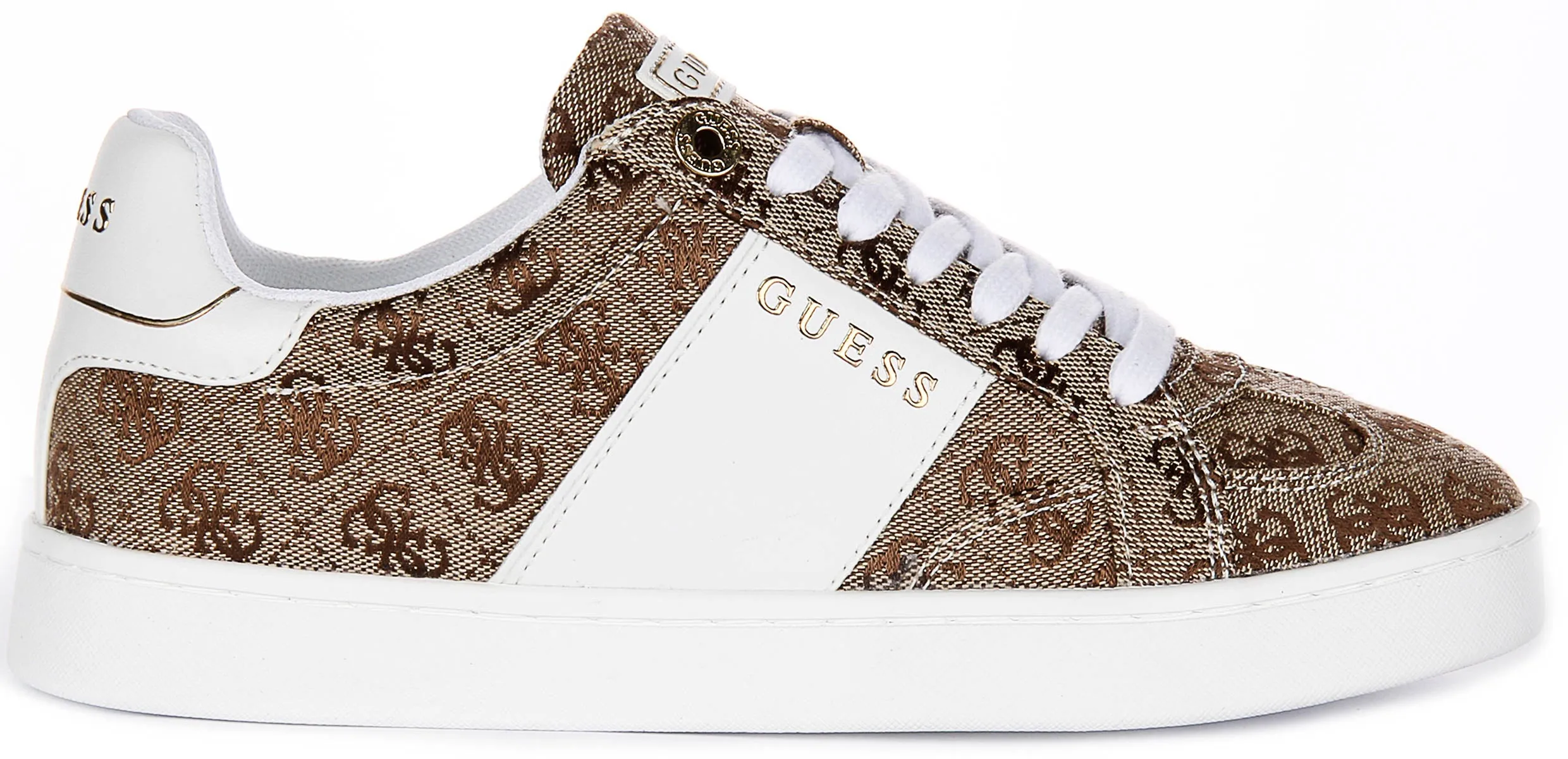 Guess Jrone 4G Logo In Beige Brown for Women
