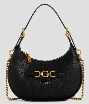 Guess Malva Mini Hobosholder Bags In Black For Women