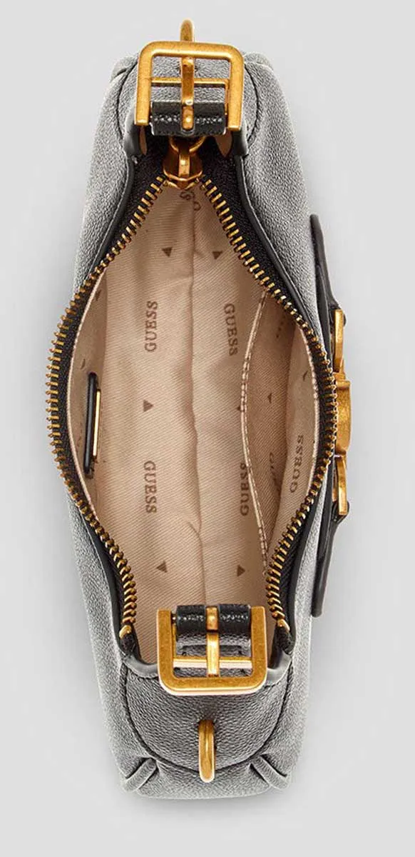 Guess Malva Mini Hobosholder Bags In Black For Women